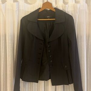 BCX Charcoal Women's Suit Jacket